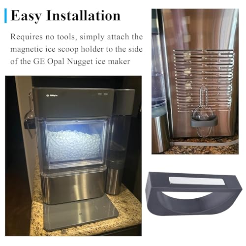 1 Pc Grey Upgrade Powerful Magnetic Ice Scoop Holder with Adjustable Multi-Angle
