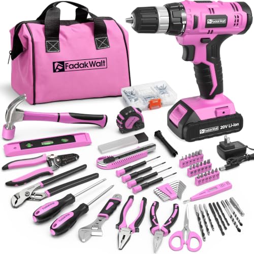 FADAKWALT 20V Cordless Drill Set with Battery & Carrying Bag, 30N Torque