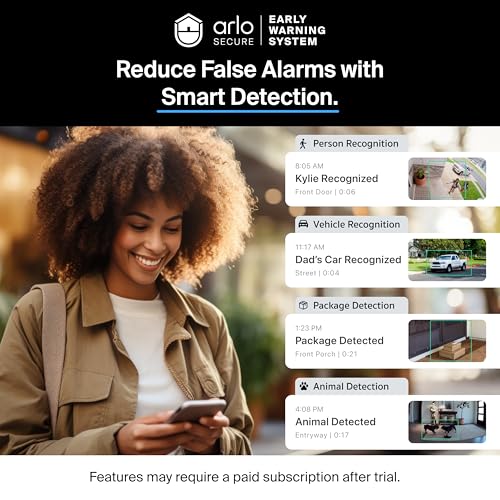 Arlo Video Doorbell 2K (2nd Gen) Wireless/Wired with Chime - 1 Camera, Smart Security