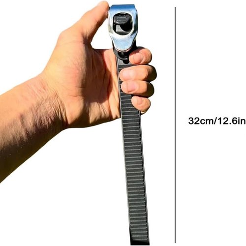 Heavy-Duty Grip Lock Strap，Ultimate Heavy-Duty Gripstrap，Adjustable Metal Ratchet Buckle Super-Strong Nylon Webbing, Reusable Ratchet Tie Down Straps for Every Adventure Daily Use (3pcs)