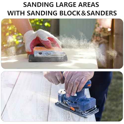 Sandpaper Assortment 120/220/400/600/800/1000/2000 Grit, 21 Sheets, 9 x 3.6 Inch Wet Dry Sand Paper, Hand Sanding Sheets for Wood Metal Automotive Sanding and Polishing