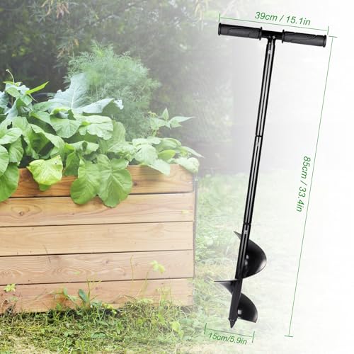 Compost Aerator Tool Turner and Mixing Tool for Outdoor Compost Tumbler Bins Bags, Composting Accessories