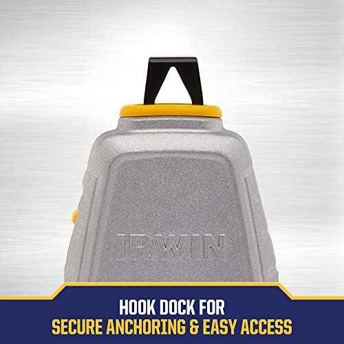 IRWIN Tools STRAIT-LINE Chalk Line, Classic Reel, Blue, 100ft (IWHT48441BC)