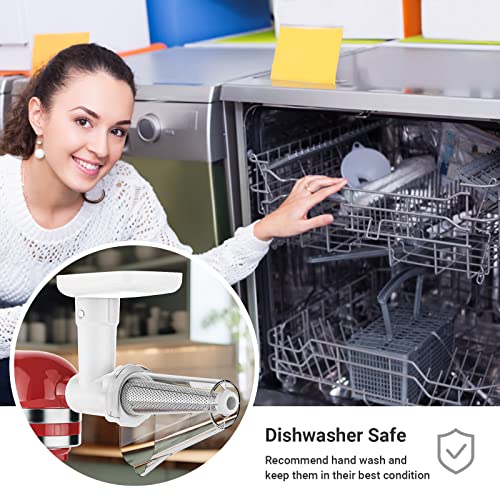 InnoMoon Fruit & Vegetable Strainer Attachment for KitchenAid White-1
