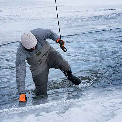 Waterproof Work Gloves for Men and Women, Hycool Thermal Insulated Freezer Rubber Coated Gloves,Super Grip L6201