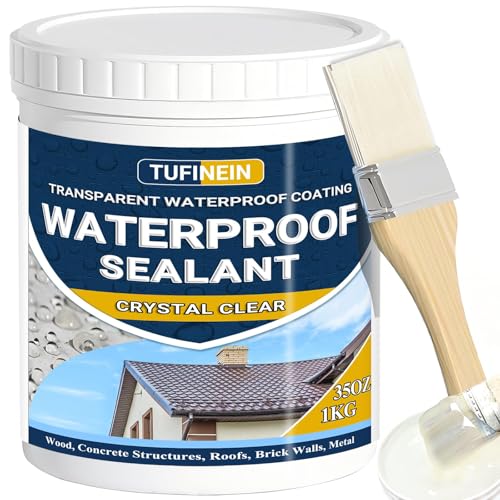 TUFINEIN 35 Oz Invisible Waterproof Sealant - Indoor & Outdoor Waterproof Coating