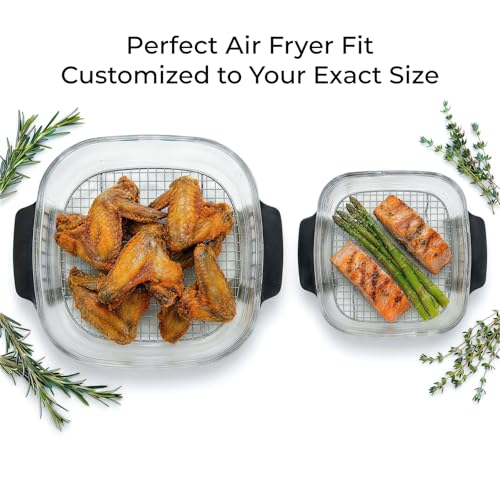 2-Pack Ninja Crispi FN101 Air Fryer Rack Set | 304 Stainless Steel Tiers
