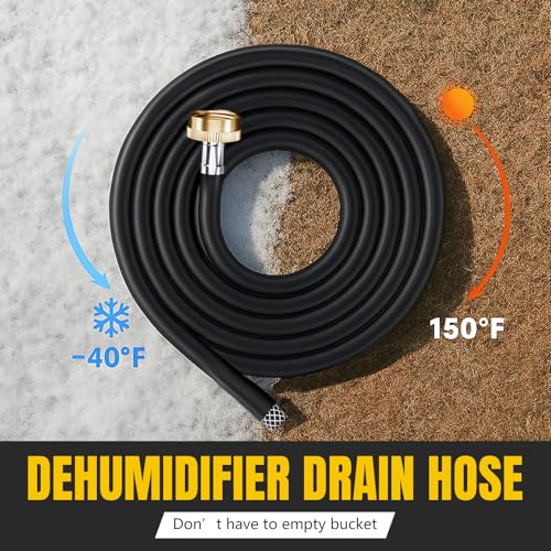 5FT Dehumidifier Drain Hose with 3/4 in FHT Rust-Resistant Connector – EOUOBOMO