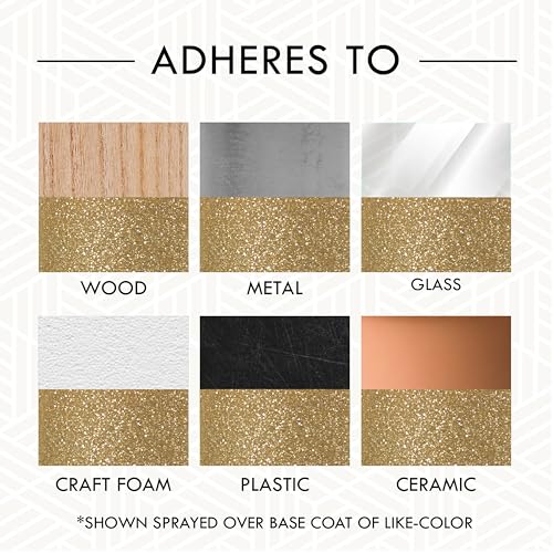 Rust-Oleum Specialty Glitter Spray Paint Gold 10.25 oz - Indoor Craft & Decor