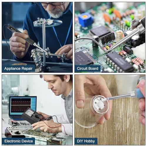 FEITA T65 Soldering Pen Iron Tips Replacement for Smart Mini Pencil Soldering Iron micro Portable Solder Pen Tools Soldering Accessories (6-Packs)