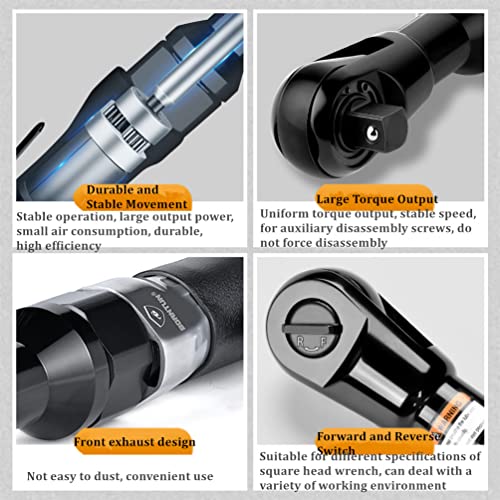 BORNTUN 1/2 Inch Pneumatic Impact Wrench Heavy Duty Torque Drive