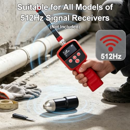 512Hz Transmitter Remote Sonde for Pipeline Sewer Inspection, ABS