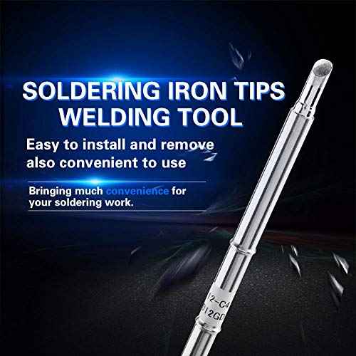 T12 Series Soldering Iron Tips Welding Tool Replacement Tips for FX-951 Rework Station(T12-C4)
