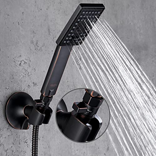 BRIGHT SHOWERS Brass Water Flow Control Valve - Oil-Rubbed Bronze Shower Head Regulator