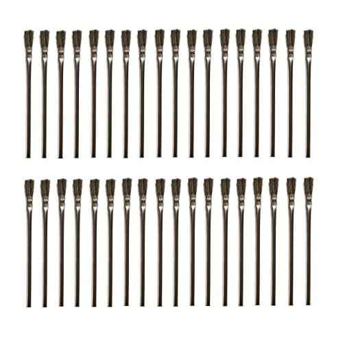 72pcs 1/2 inch Flexible Horsehair Bristle Acid Brushes
