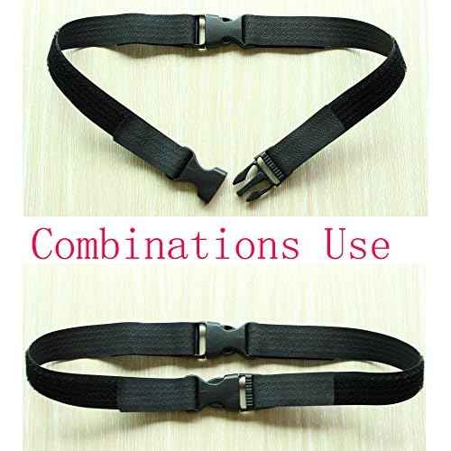 Multi-Functional Magic Buckle, Baby Safety Lock for The Door, Two-Door Refrigerator, Oven and Children's Safety Fence, Etc., or for The Fixed Baby Luggage (3 Pack Black)