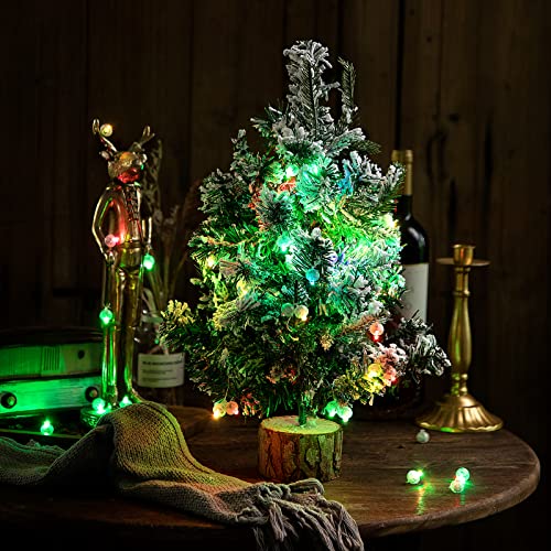 Aogist 100pcs White Balloon LED Lights Waterproof Mini Battery-Powered Decorative Lamps for Party Wedding Christmas Halloween