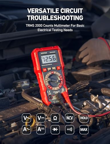 AstroAI Digital Multimeter TRMS Volt Meter for AC/DC Voltage & Current Testing