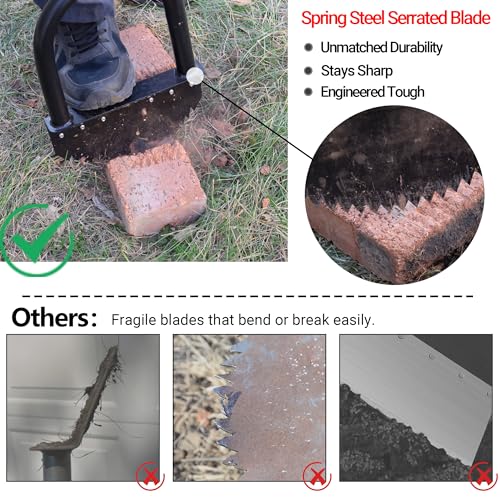 CKLT 41in Border Edger with Tempered Spring Steel Blade - Assembly Required