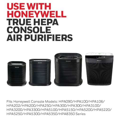 Honeywell 3-Pack HEPA Air Purifier Filter Replacement for HPA094/HPA100/HPA200 Series
