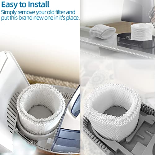 Alocs WF2 Humidifier Filter for Vicks Kaz 3020 3100 3500 3700 3800 3900 Pack of 4