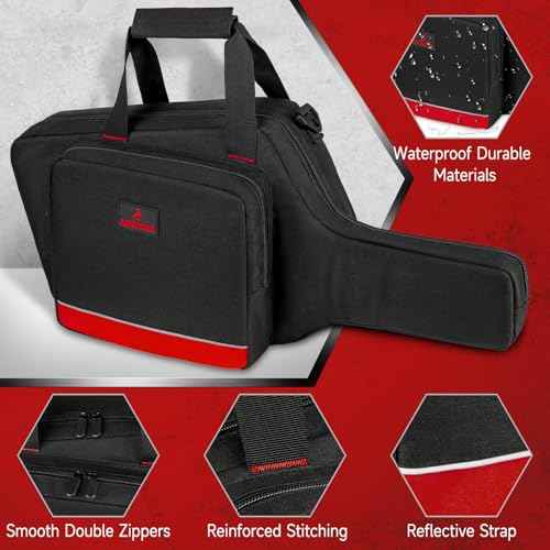 Mini Chainsaw Case Compatible with Milwaukee Electric Tool M18/ M12/CRDLSS 12V Fuel Hatchet 6In 8In Pruning, Waterproof Chainsaw Storage Bag Fits for RYOBI & Chrome (3004-20) & Accessories (Bag Only)