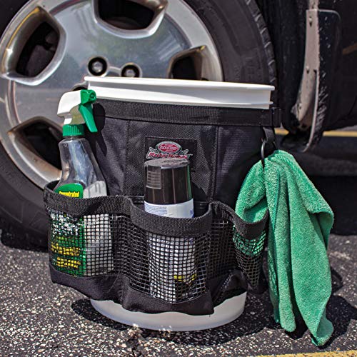 Boss Organizer for 5 Gallon Bucket (Variation: Boss Organizer) by Bucket Boss – Fast-Drying Exterior Mesh Pockets