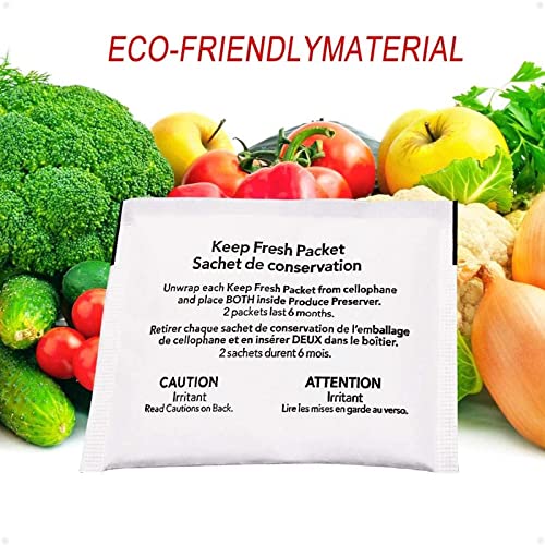 Refrigerator Produce Preserver W10346771A – 12 Packets (6 Included) - Fresh Flow