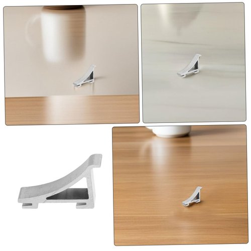 DOITOOL 20pcs Cooler Shelf Clips Aluminum Refrigerator Support Clips for Cold Resistant Fridge Rack Easy Installation for Home and Commercial Use