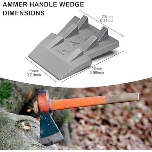 5 Pcs Safety Hammer Handle Wedge,Ybenlld Concial Handle Metal Wedges,Mauls Handle Wedge Kit for Hammer Axe Claw Sledge Handle