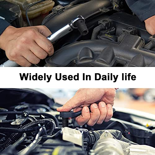 Jetech 1/2-Inch Drive 18mm Deep Impact Socket with 6-Point Design, Heat-Treated Chrome Molybdenum Alloy Steel, Metric