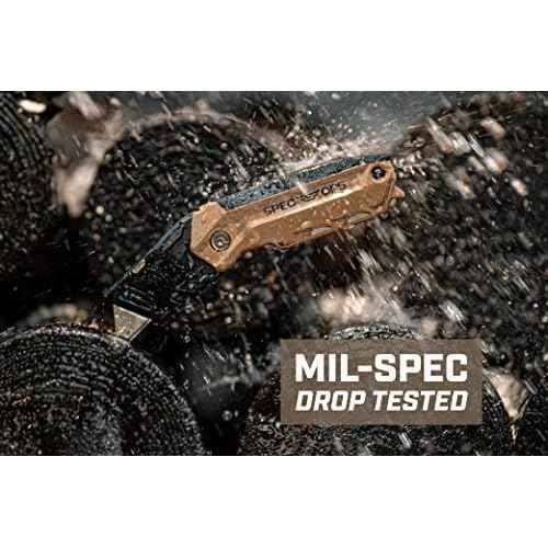 Spec Ops Tools Folding Utility Knife,Includes 3 Blades in Handle Storage, 3% Donated to Veterans