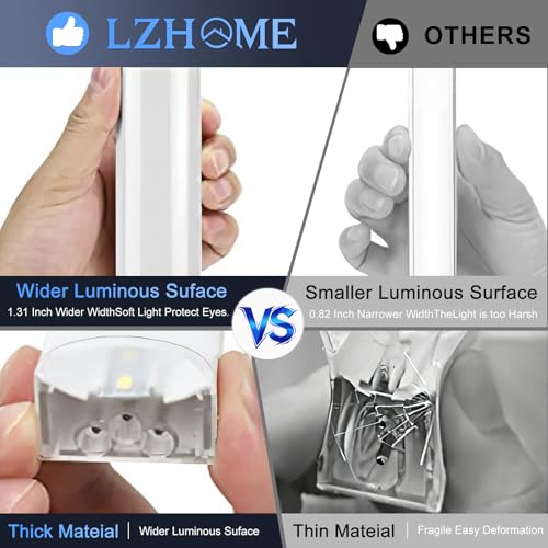 LZHOME Hexagon 5000K LED Garage Lights 5 Pack, 26400LM Super Bright Shop Ceiling Light for Garage, Workshop, Car Detailing, Basement
