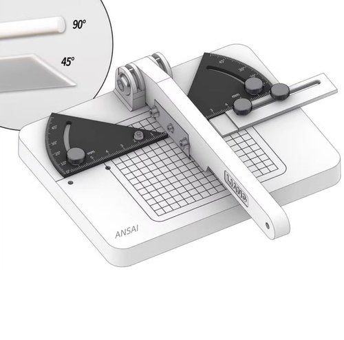 ANSAI Miter Cutter, Angle Cutting Station with 3 Replacement Blades, Assembly Required