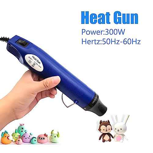 Heat Gun, Mini Hot Air Gun for DIY Crafts Portable Heat Air Gun Tool for Embossing Shrink Wrapping Drying Paint