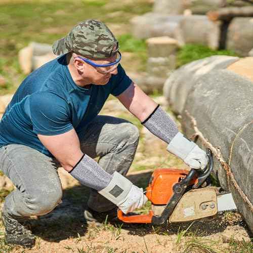 ANCIRS Cut Resistant Sleeves for Arm Protection, Gardening Sleeves, Dog Bite Safety Arm Sleeves