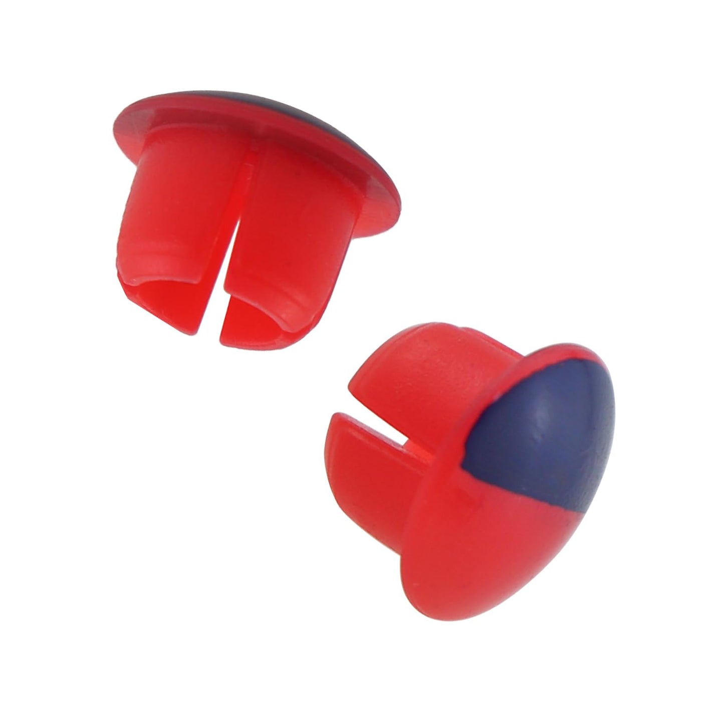 Guifeng 20PCS Red Blue Hot Cold Faucet Indicator Decorative Handle Caps for Valve Core Screws Plastic Angle Valves for Fittings with Holes Up to 7mm Kitchen Bathroom Faucet Index Buttons