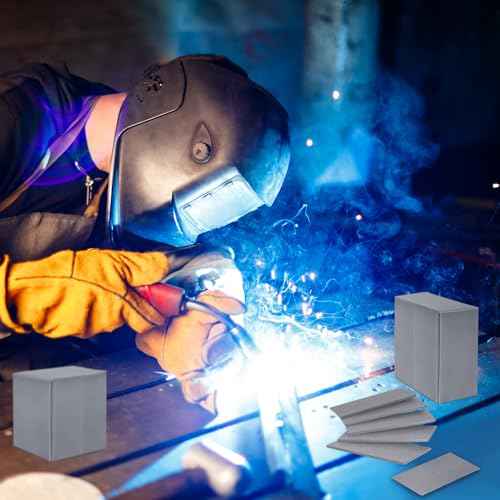 Coopay 24 Pack Welding Practice Kit 11 Gauge Welding Coupons 2¡± x 4¡± Mild Steel Plate Accessories Weld Practice Kit Practice and Training for MIG, TIG Stick, Arc, Gas, Wirefeed and Brazing