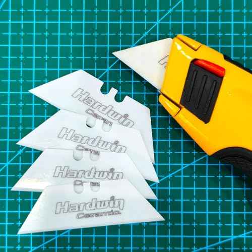 Zirconia Ceramic Blades - 5Pack Replacement Utility Blades for Utility Knives, Ceramic Craft, Precision Box Cutter, Durable Craft Knife