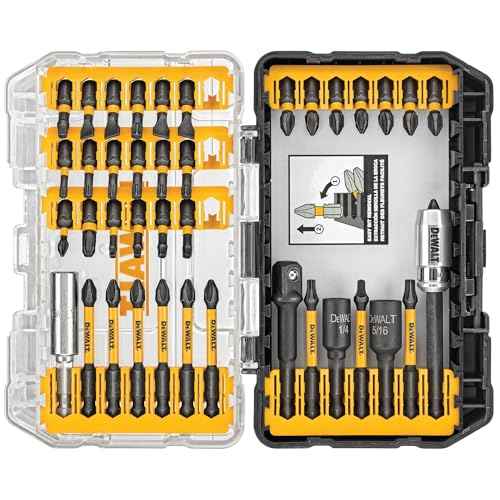 DEWALT Screwdriver Bit Set, Impact Ready, FlexTorq, 40-Piece (DWA2T40IR)