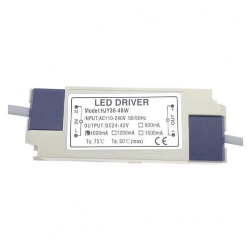 110V 220V 36W 40W 45W 48W LED Driver DC24-42V 900mA 1000mA 1200mA 1500mA Flicker Free Power Supply External Lighting Transformer(DC24-42V-1500mA,X1PCS_36-48W)