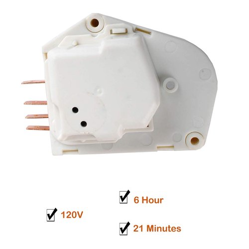 AP2592907 Refrigerators Defrost Timer for Frigidaire,120V 6 Hour 21 Minutes 215846604 Timer Fits Fridge and Freezers by Ketofa
