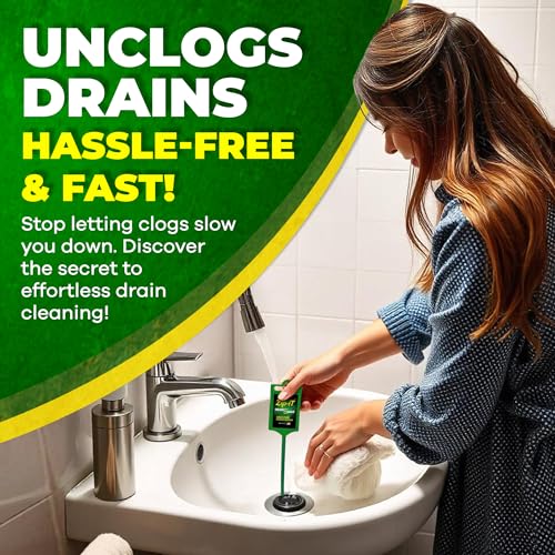Zip-It 25-Inch Drain Snake Clog Remover 3-Pack - Flexible Hair & Shower Drain Cleaner