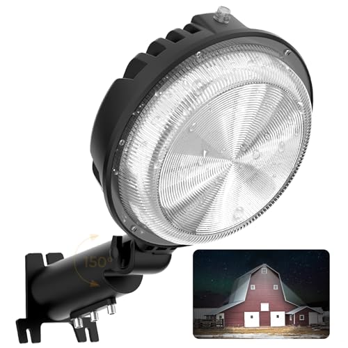 Toberich 150W LED Barn Light Dusk to Dawn Outdoor Yard Light 20000LM 6500K Daylight, 120V