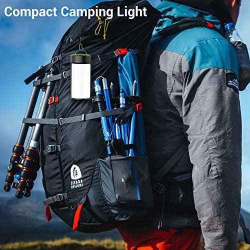 LED Camping Lantern, CT CAPETRONIX Rechargeable Camping Lights with 400LM 5 Light Modes, Water-Resistant Lanterns for Power Outage Hurricane Emergency Camping (2 Pack, Black & Green)