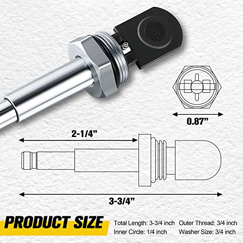 Enhon 1 Pack Push Button Shower Diverter Replacement for Delta RP5649 - Easy Install