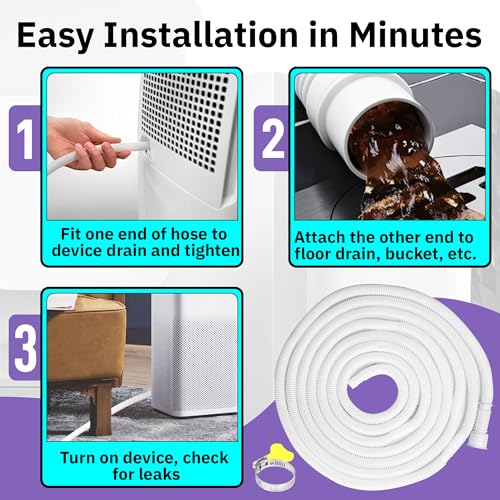 16.5ft Dehumidifier Drain Hose 3/4