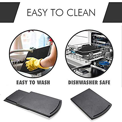 HauSun 1 Set Sliding Tray Mat for Coffee Makers & Small Kitchen Appliances – Heavy-Duty Under-Cabinet Cabinet Caddy