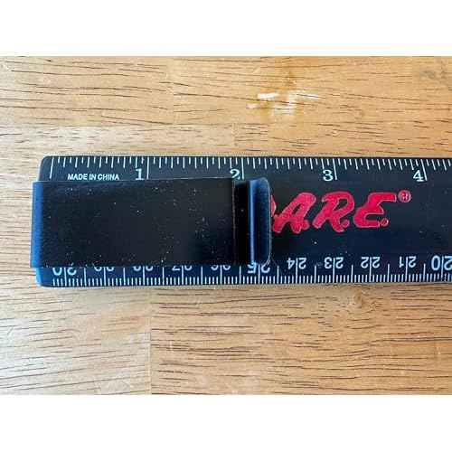 2PCS Black Metal Spring Steel Belt Clip Holster Clip Sheath Belt Clip Snap Clip Clasp Spring Buckle Hook for Wallets, Pouches, Tape Measure