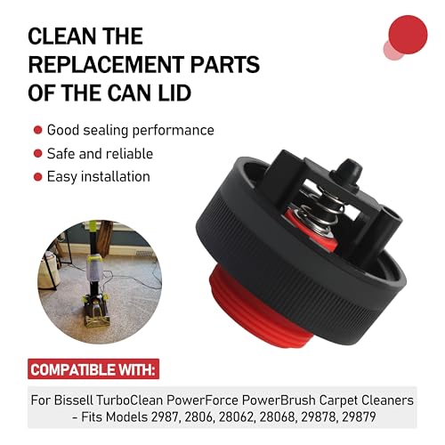 FSQLB 1 Pack Replacement Clean Tank Cap for Bissell TurboClean PowerForce PowerBrush Models 2806/2987/28062